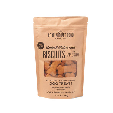 Grain & Gluten-Free Apple & Mint Biscuit Dog Treats