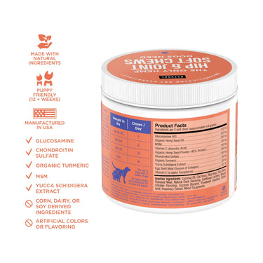 The Only Hip & Joint Soft Chews Dogs Need: 120 count jar