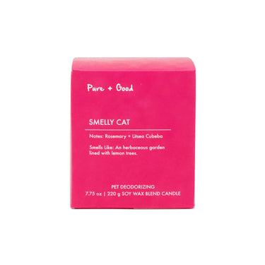 Smelly Cat: Litsea + Rosemary, Soy Wax Blend Candle