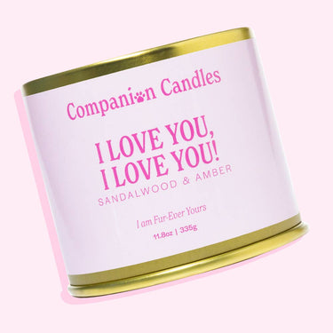 Sandalwood & Amber Coconut-Soy Scented Candle (Pet-Safe)