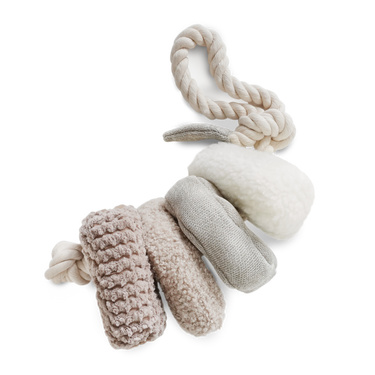 BLOCS//ENRICHMENT DOG TOY // NUDE