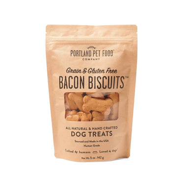 Grain and Gluten Free Bacon Dog Biscuits