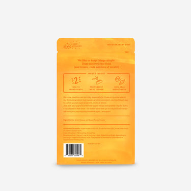 Food Toppers Cheese and Sweet Potato, 8oz Dog Bags