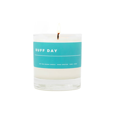 Ruff Day: Lavender + Cedarwood, Soy Wax Blend Candle