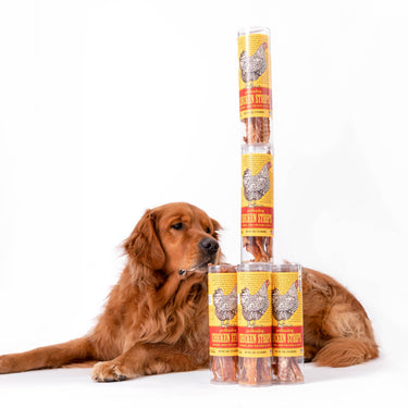 Chicken Strip Jerky - 4oz Tube - Dog Treats