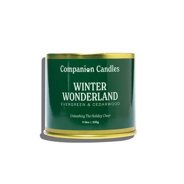 Evergreen & Cedarwood Coconut-Soy Scented Candle (Pet-Safe)