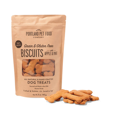 Grain & Gluten-Free Apple & Mint Biscuit Dog Treats