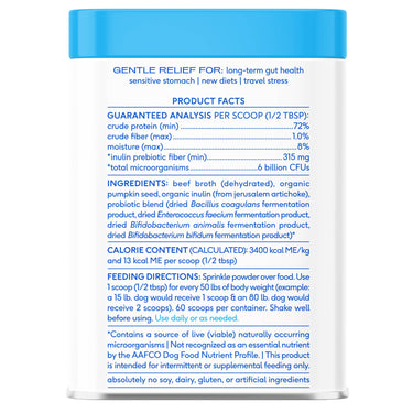 Probiotic & Prebiotic Powder Vet-Formulated Supplement