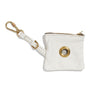 Fma Exclusive | Brooklyn Studio Vintage Leather Poop Bag Pouch, WhitePoop Bag PouchesFound My Animal
