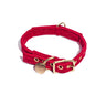 Red Washable Velvet Cat & Dog CollarDog CollarsFound My AnimalXS